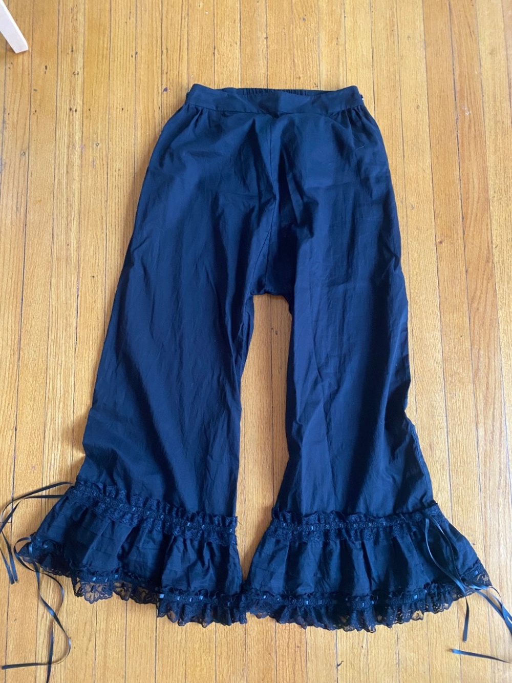 Selkie - Cotton black Pantalette /Bloomers - New with Tags